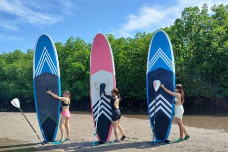Stand-up paddleboarding in Krabi - Team 3