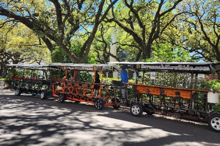 Beer bike pub tour in Savannah - Team 1