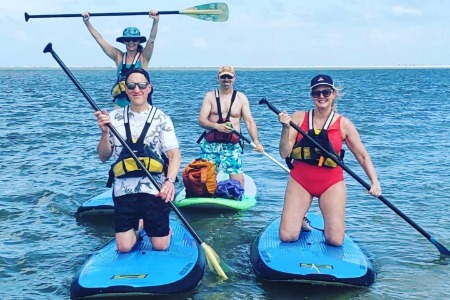 Stand-up paddleboarding in Savannah - Team 1