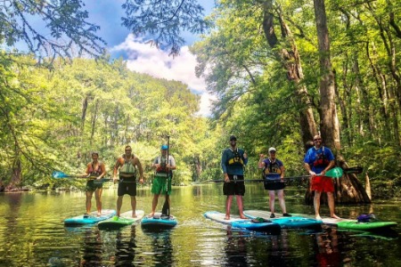 Stand-up paddleboarding in Savannah - Team 2
