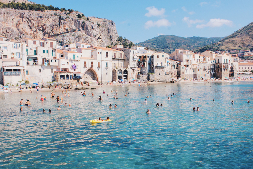Cefalu, Sicily beach - winter offsite destination