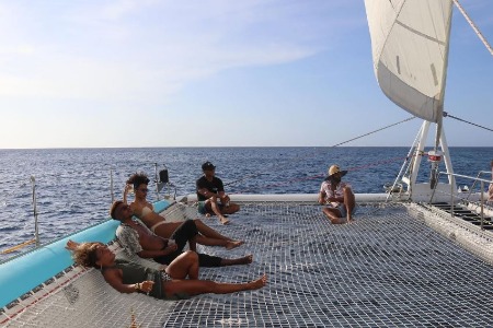 Catamaran tour in Cabarete - Team 1