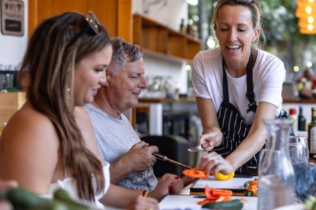 Cooking class in Cabarete - Team 1