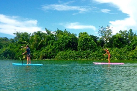 Stand-up  paddleboarding in Cabarete - Team 1