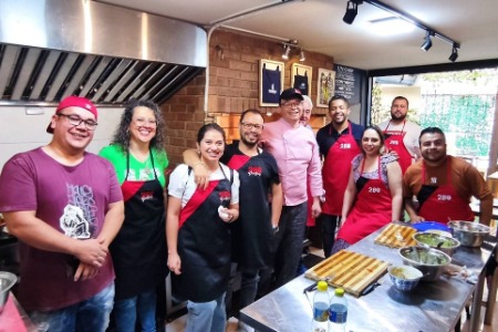 Cooking class in Bogotá - Team 1