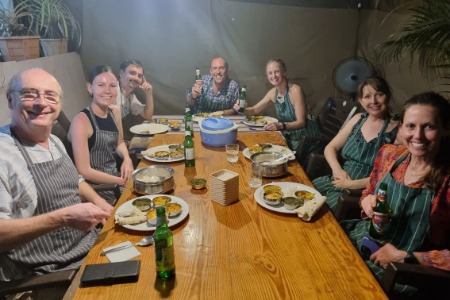 Cooking class in Goa - Team 1