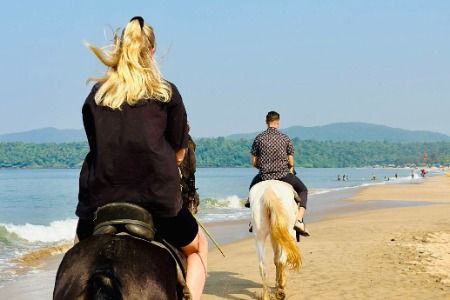 Horse riding in Goa - Team 1