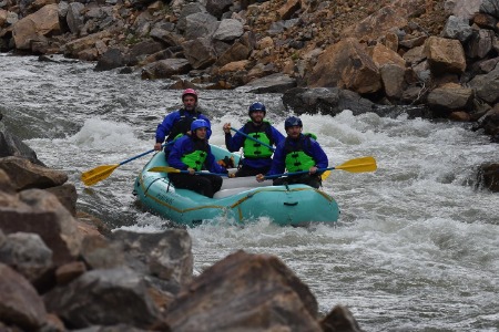 White water rafting in Boulder - Team 3