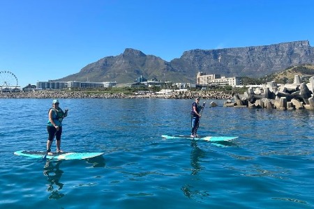 Stand-up paddleboarding in Cape Town - Team 3