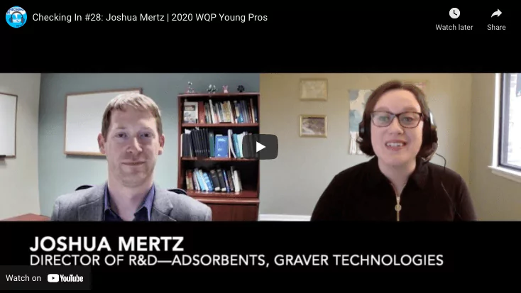 Water Quality Products Interview with Adsorbents R&D Leader Josh Mertz