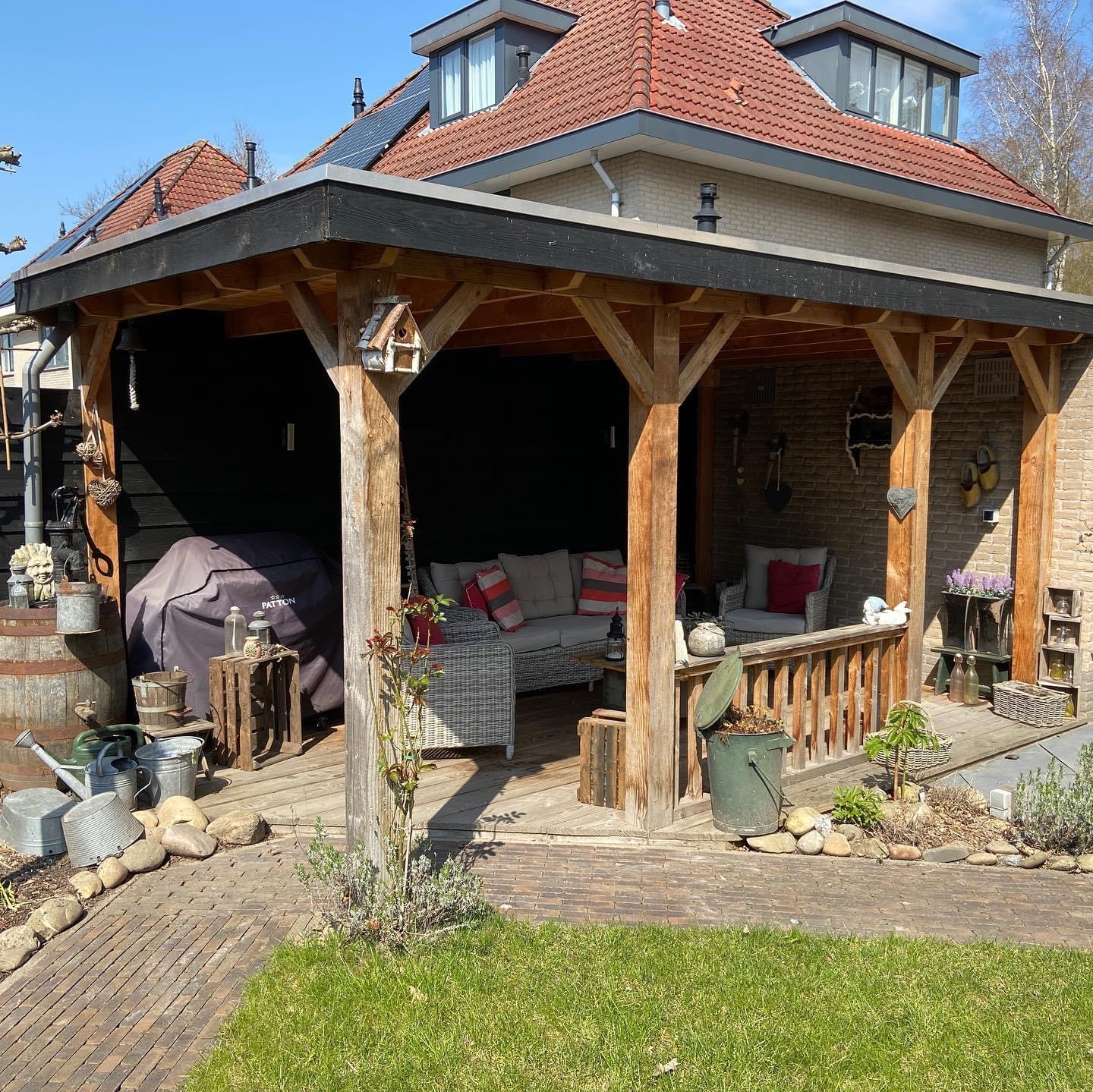 tuinaanleg veranda satter zeewolde