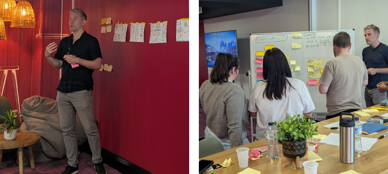 Image: Design Sprints sessions facilitated by Marino