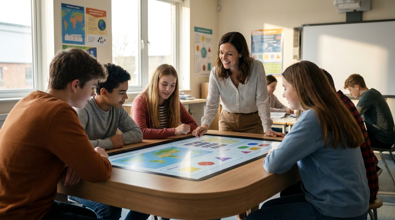 La table tactile pour les établissements scolaires
