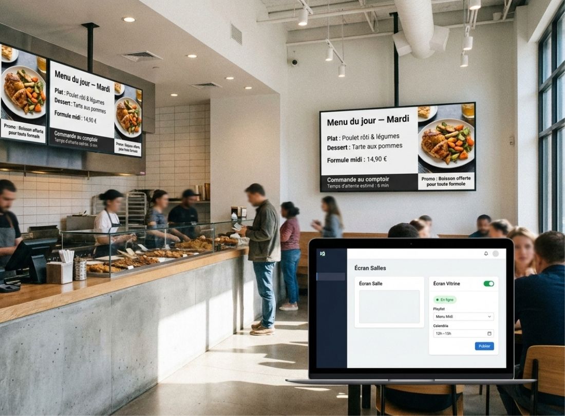Digital Signage ecrans