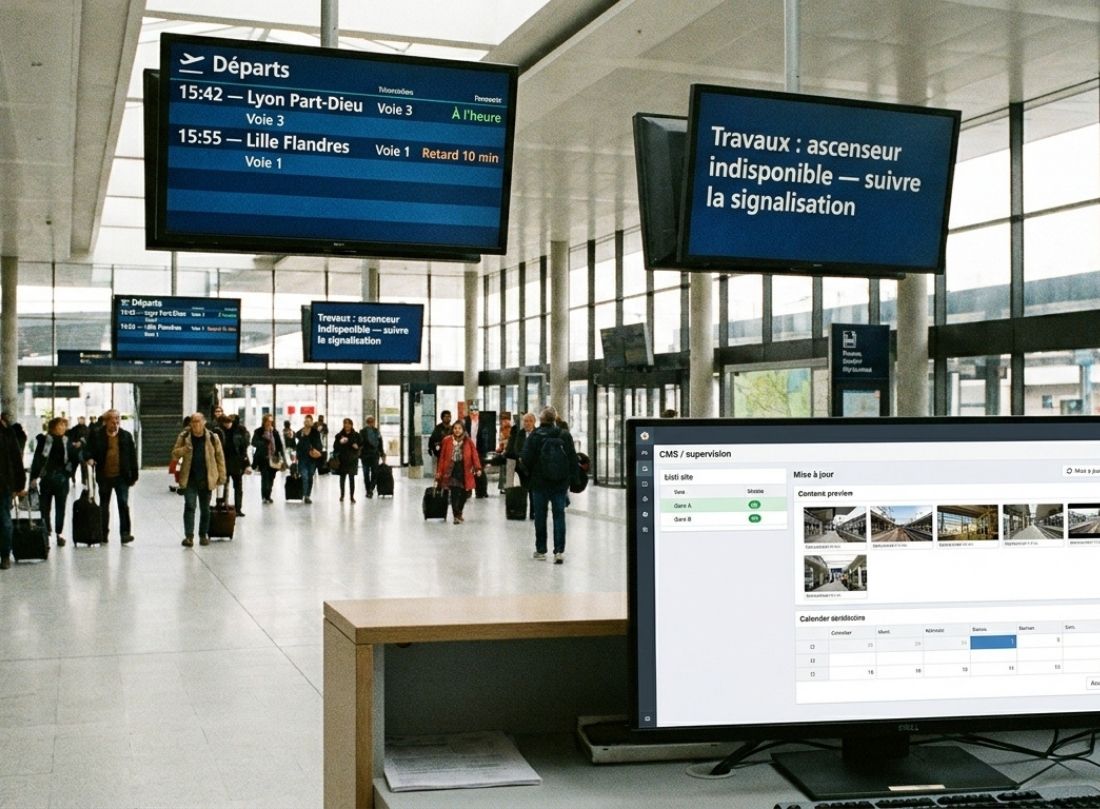 digital signage (ou affichage dynamique)