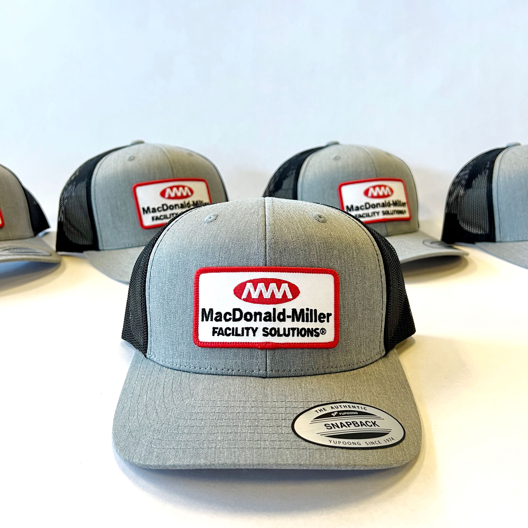 MacDonald Miller Grey Hats With Patch