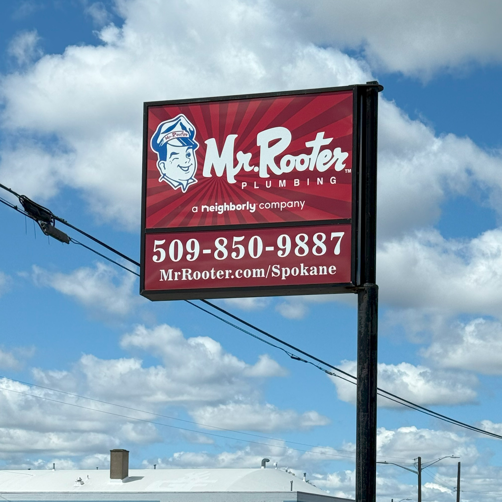 Mr. Rooter Street Sign
