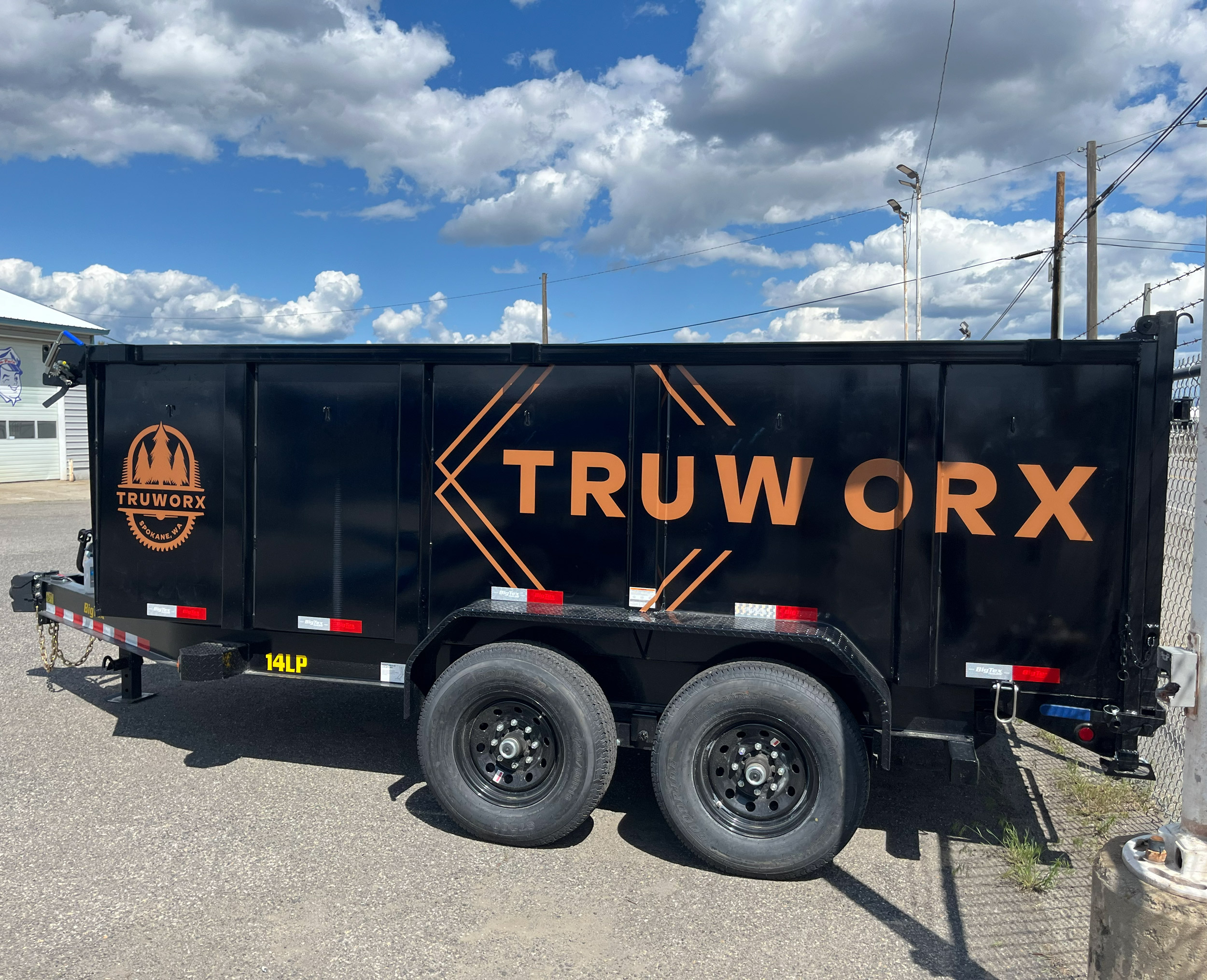 TruWorx Awesome Dump Trailer Wrap