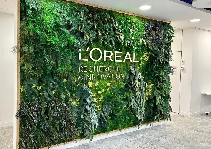 Mur végétal L'oreal