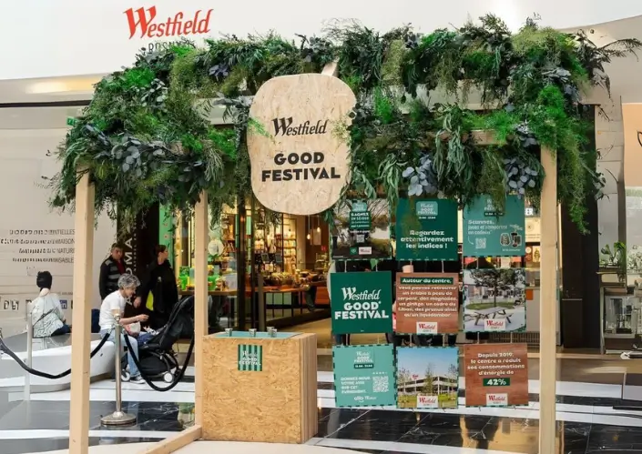 Stand végetalisé Westfield