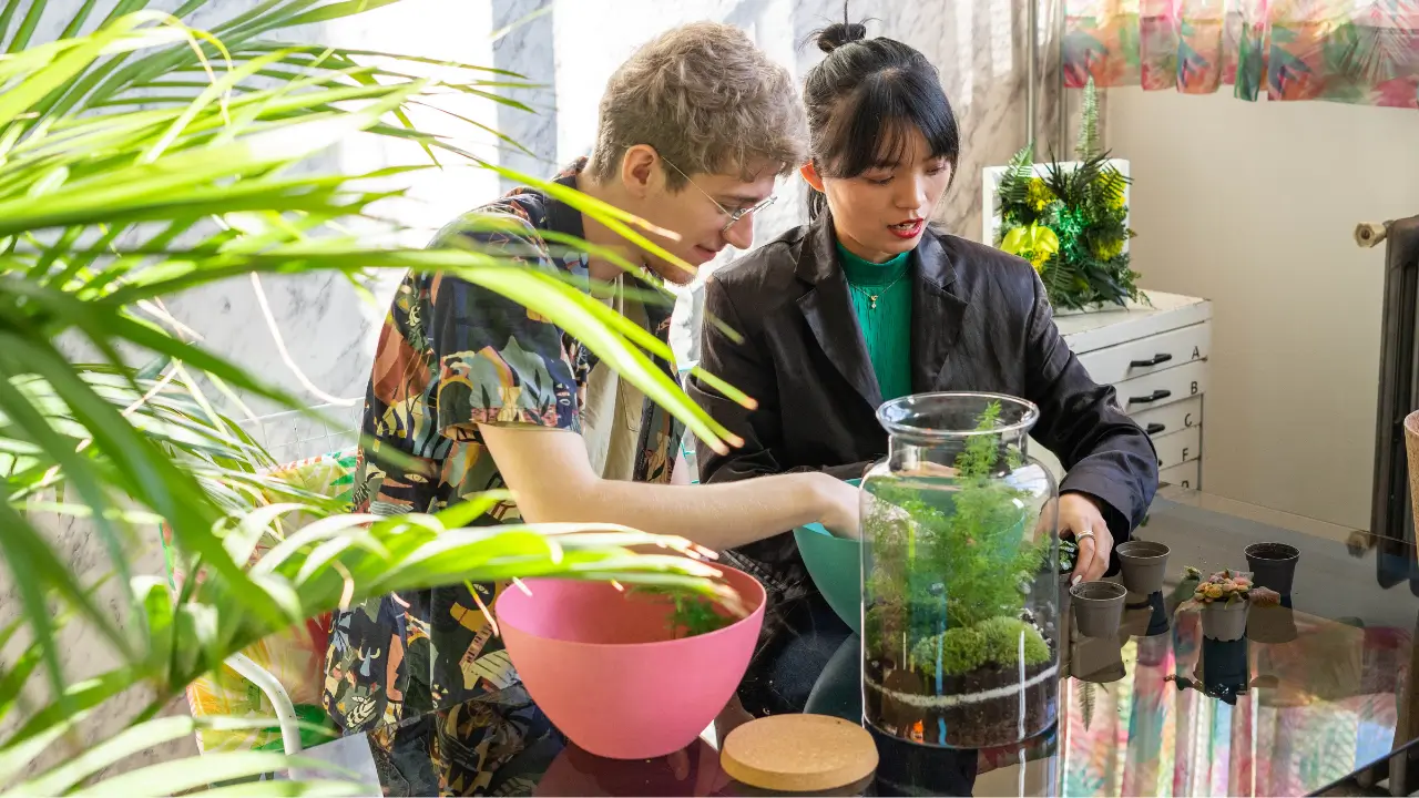 un atelier terrarium
