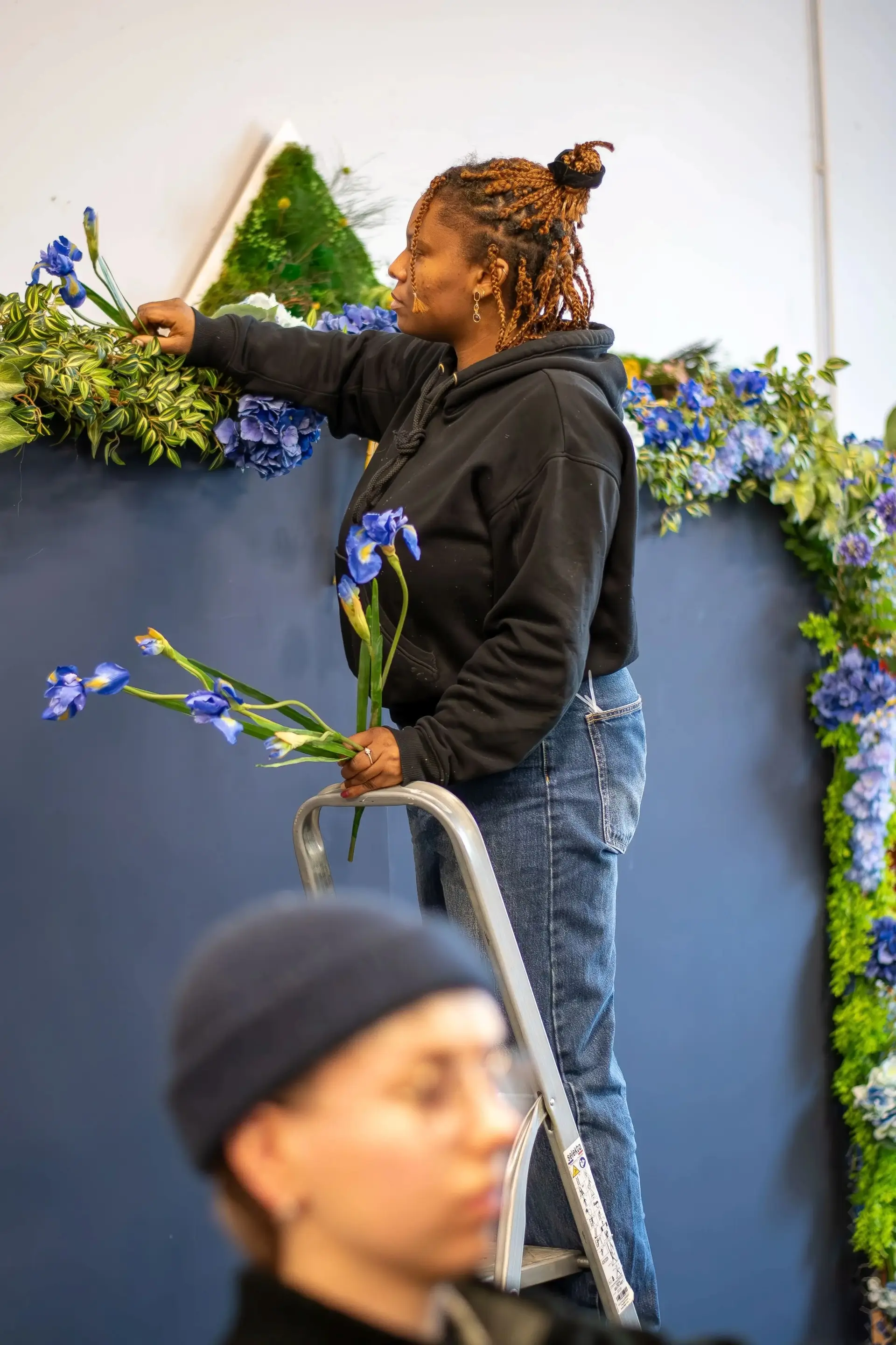photo de capucine qui travaille