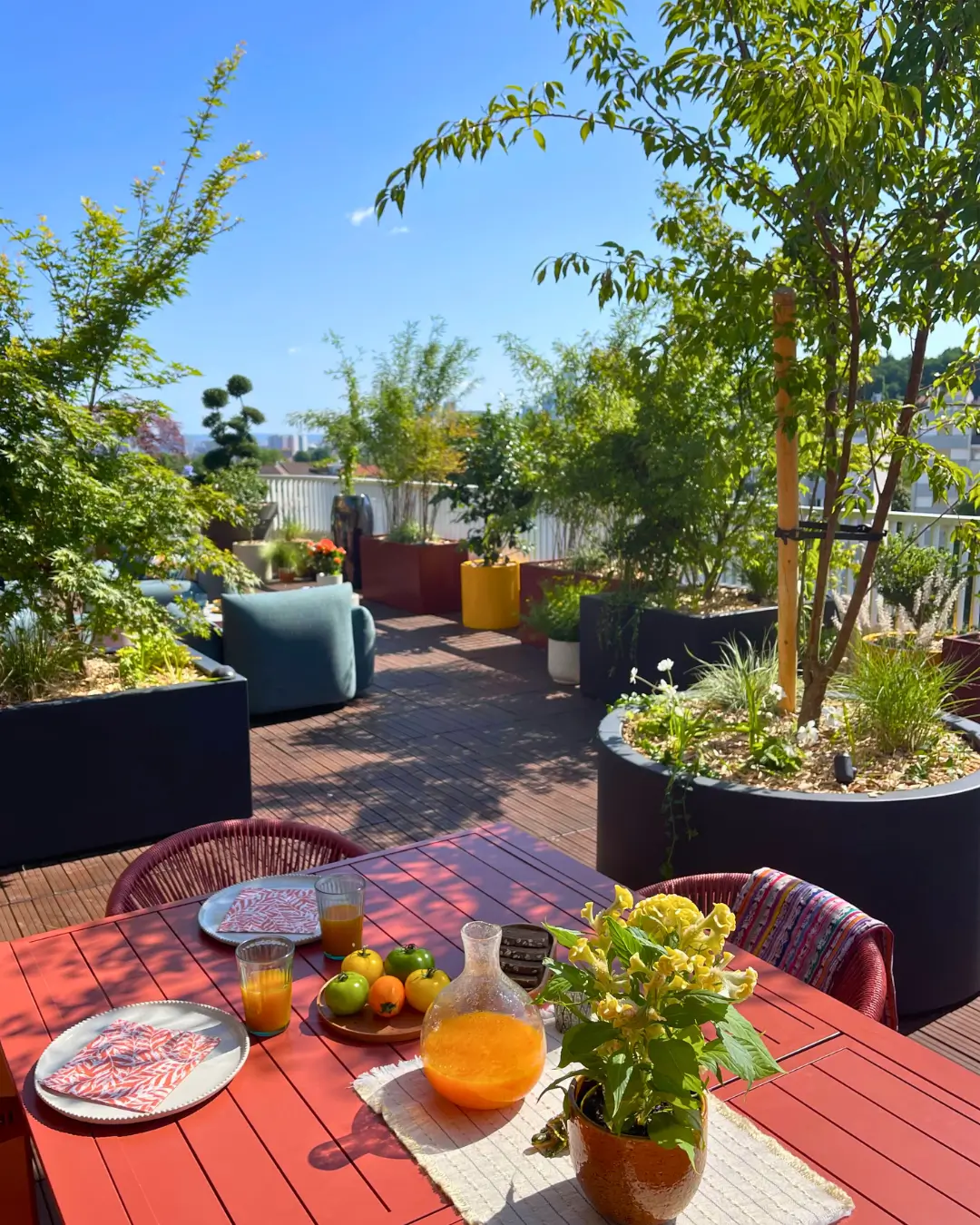 Terrasse végétalisée