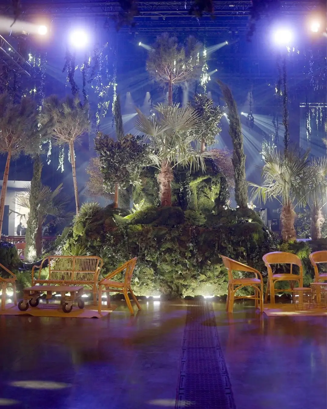 Scène végétalisé