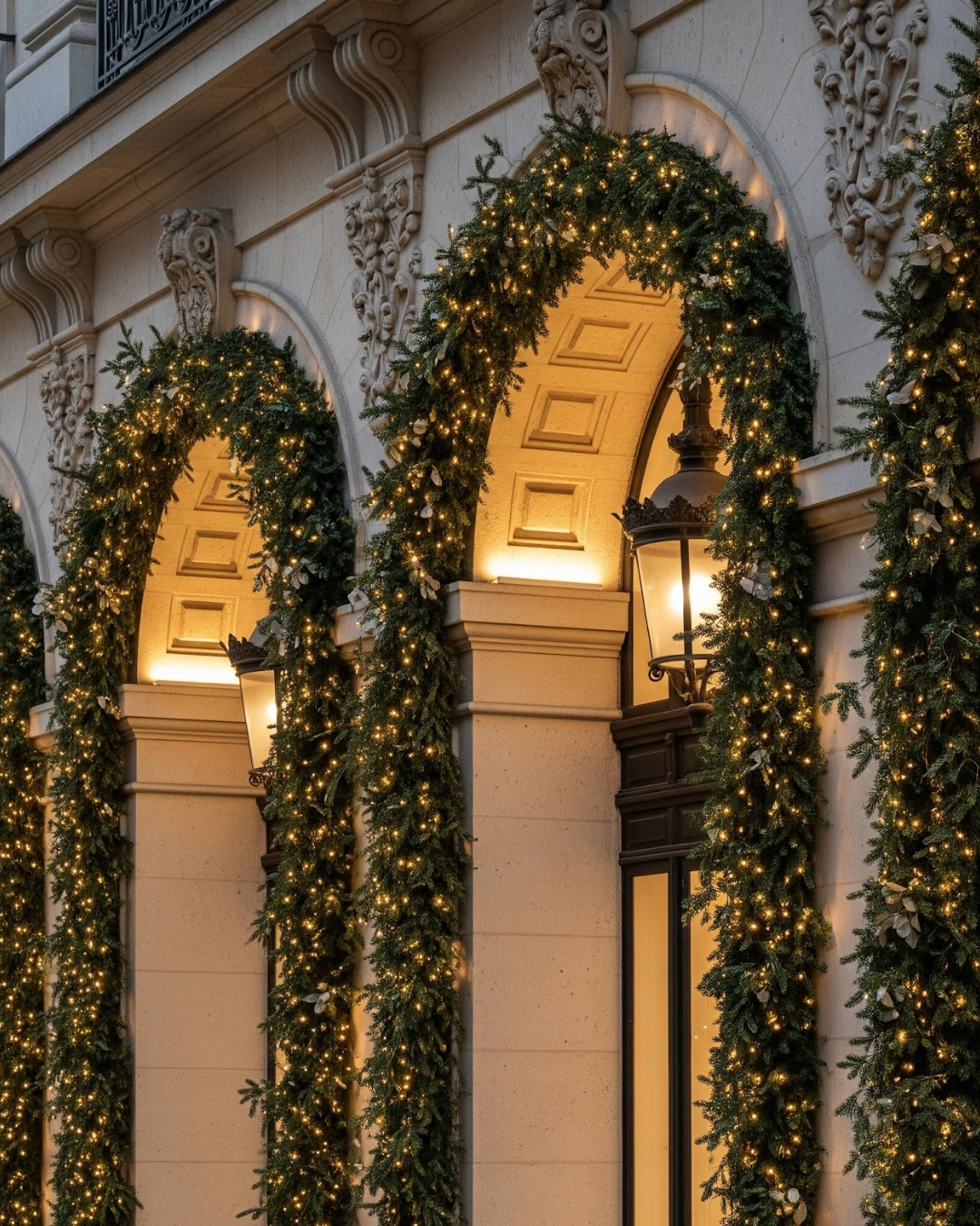 arches pendant la periode de noel
