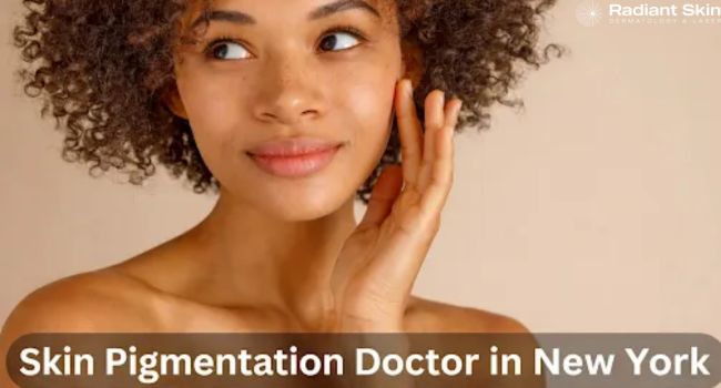 beautiful lady patient having a injection to her forehaed