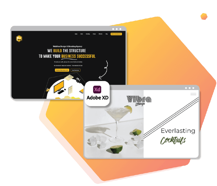 Thumbnail 2 Website Designed with Adobe XD Icon