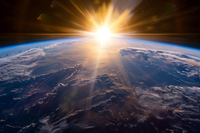 Earth Atmosphere Sunshine Concept
