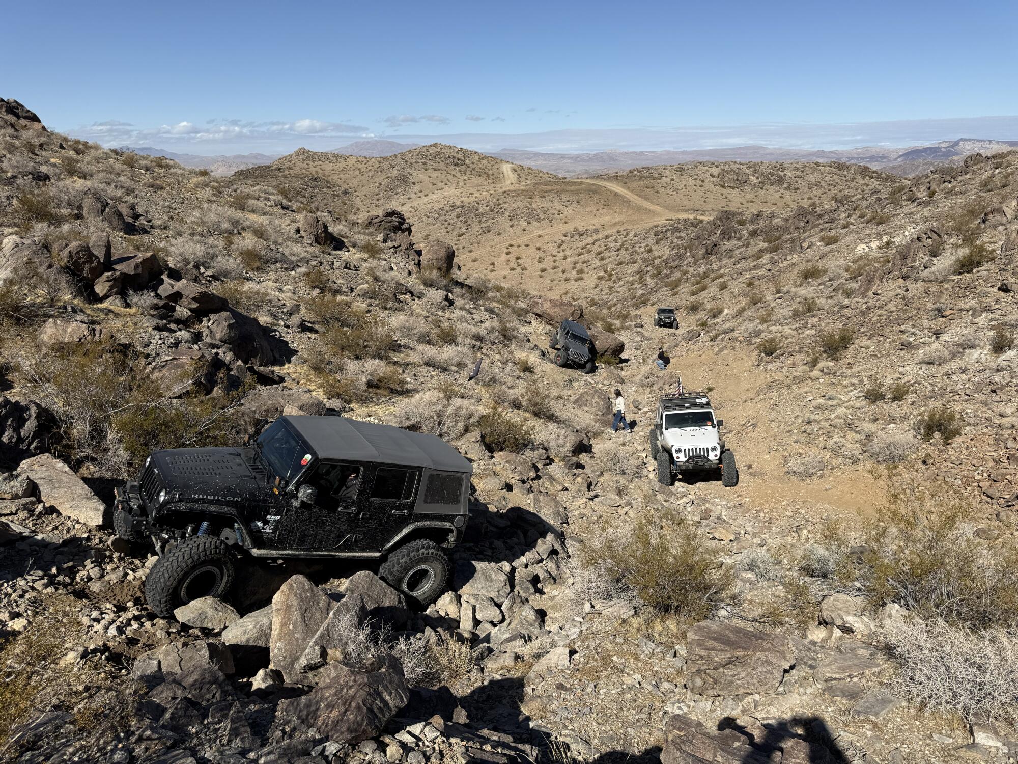 King of the Hammers is an off-road race that combines desert racing and rock crawling. 