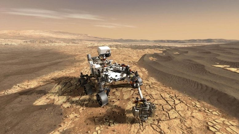 NASA Perseverance Mars Rover Bright Angel