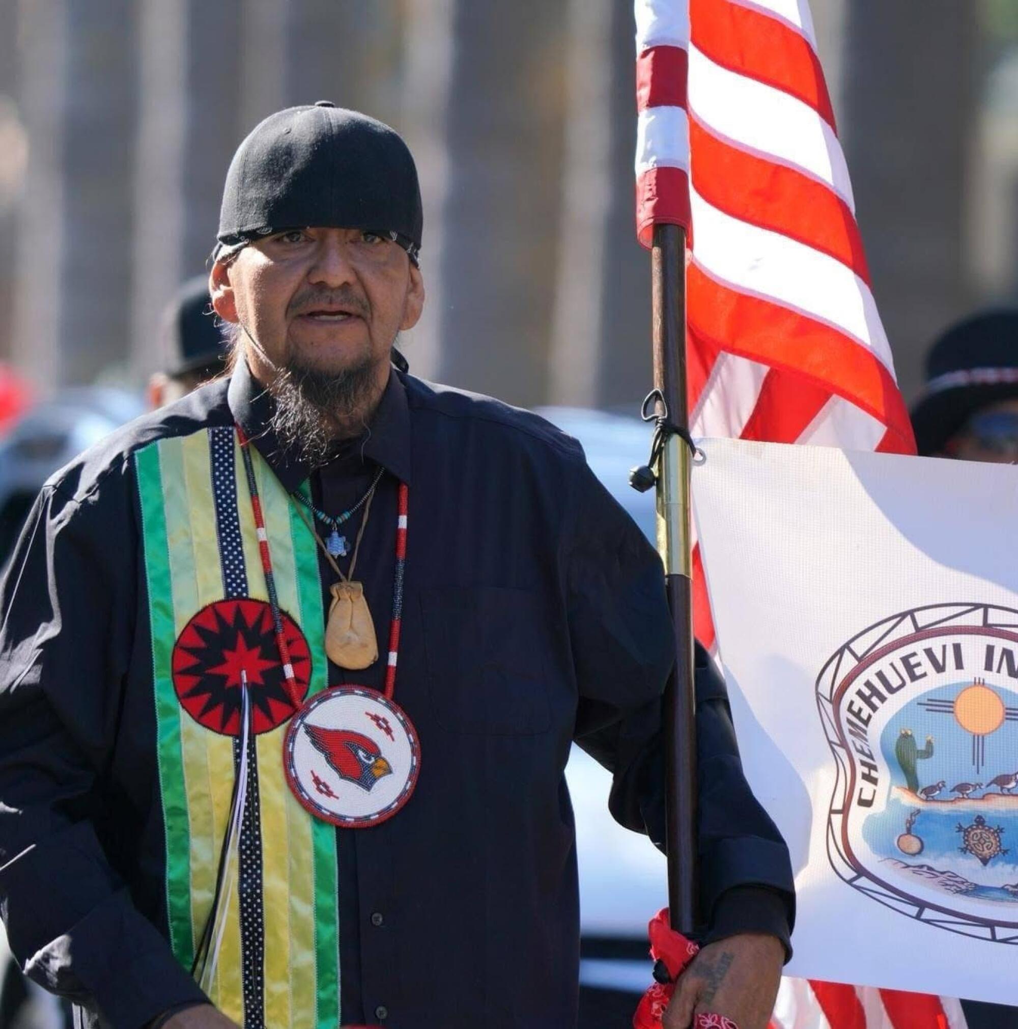 Daniel Leivas, chairman of the Chemehuevi Indian Tribe.