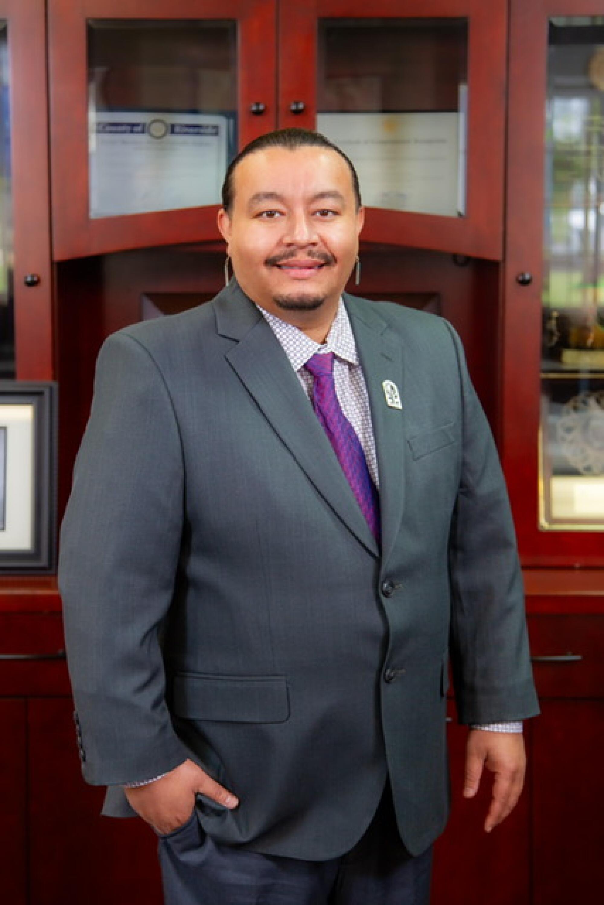 Joseph Mirelez, chairman of the Torres Martinez Desert Cahuilla Indians.