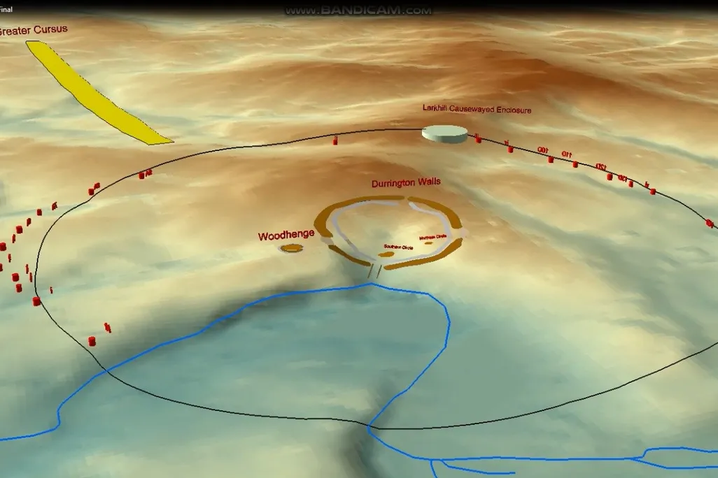 Illustration with dots and circles on it