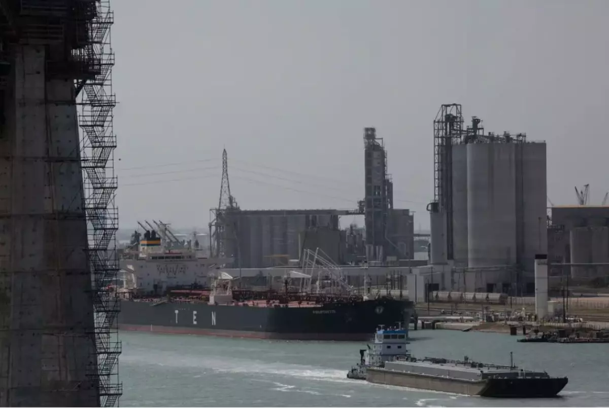 The Corpus Christi Ship Channel. The Environmental Protection Agency rejected a permit this week for a proposed oil export terminal offshore from Corpus Christi.