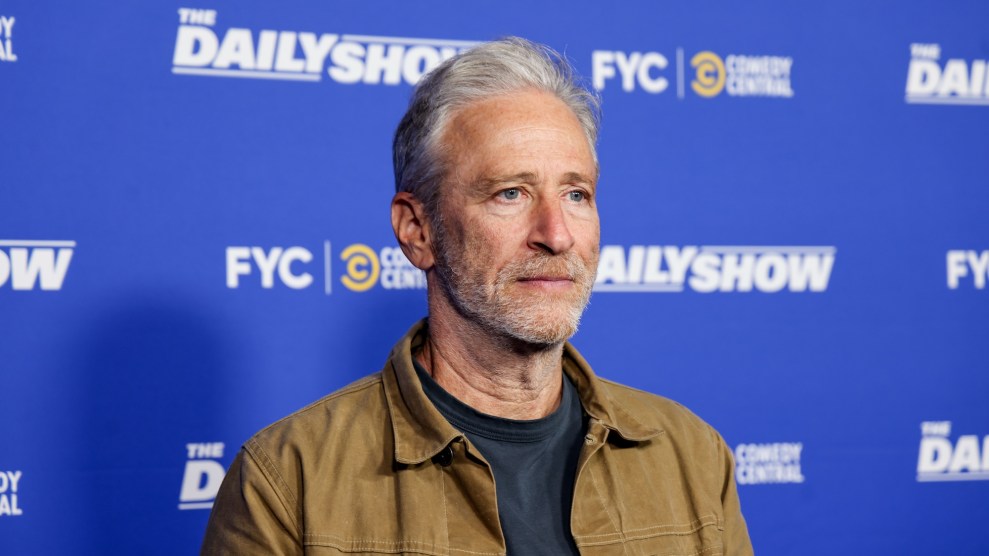Hey Jon Stewart, Jokes About Wearing Masks Aren’t Funny