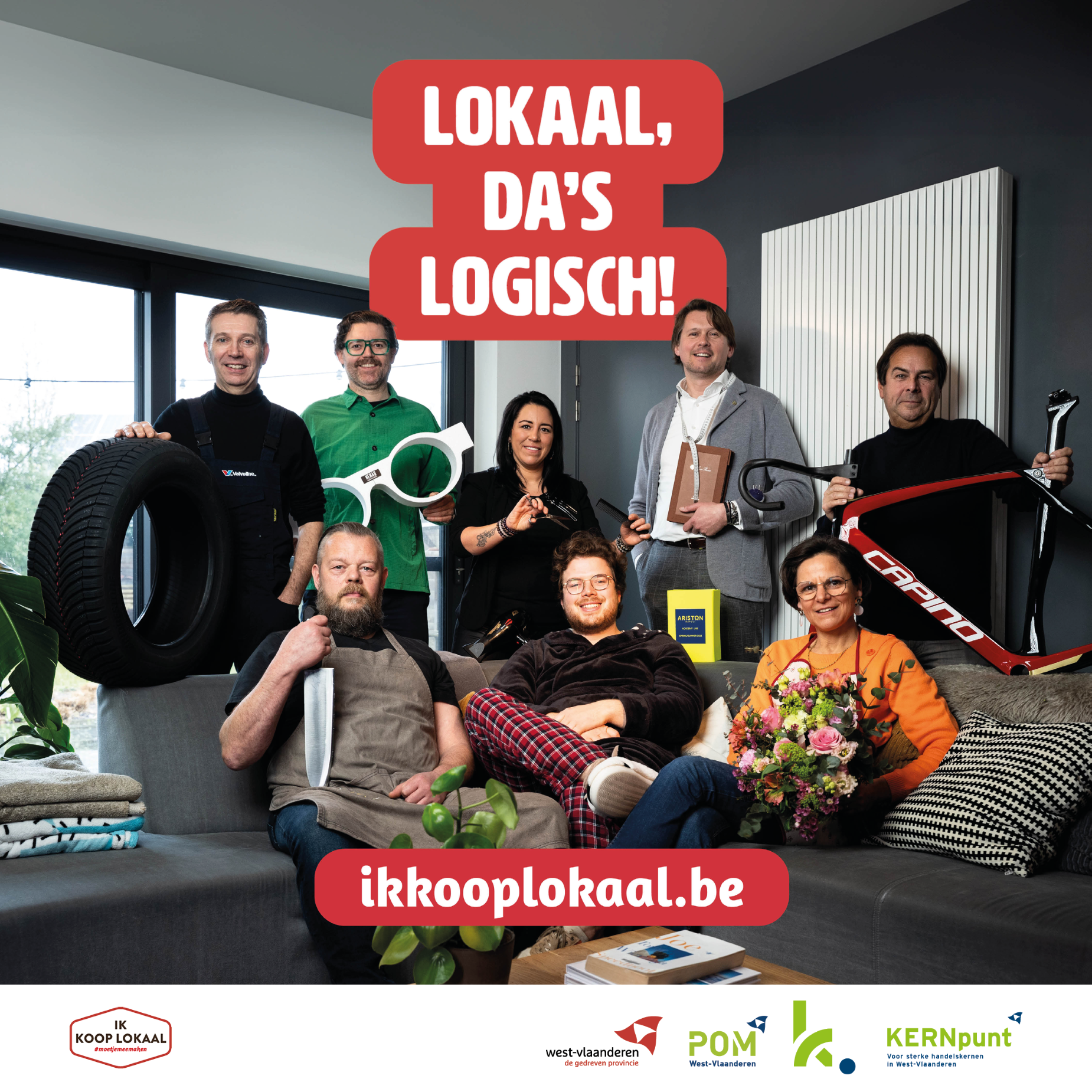 Lokaal, da's logisch 