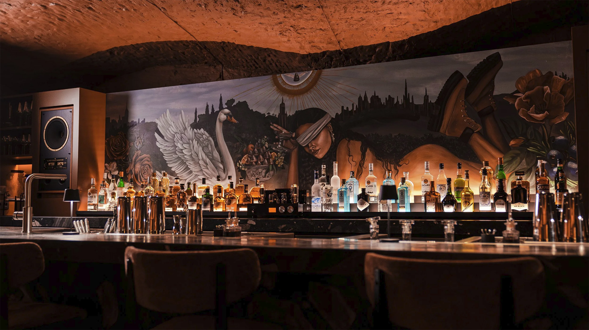 Lichtproject van exclusieve cocktailbar SOAN in Gent