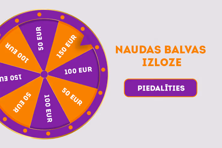 Iegriez Laimes ratu un piedalies naudas balvas izlozē! [NOSLĒDZIES]