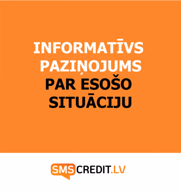 Informatīvs paziņojums