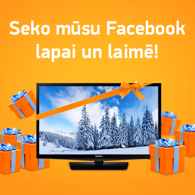Konkurss - laimē Samsung LED televizoru!