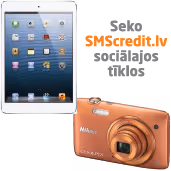Piedalies konkursā un laimē iPad mini vai fotokameru