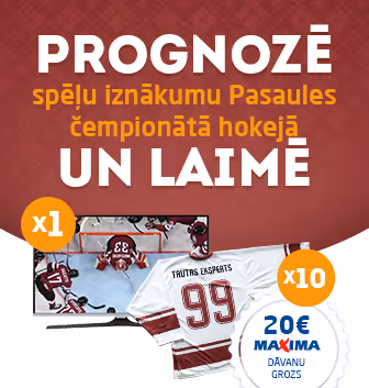Prognozē spēļu iznākumu Pasaules čempionātā hokejā un laimē!