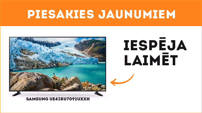 Reģistrējies Jaunumu saņemšanai no SMScredit.lv un laimē!