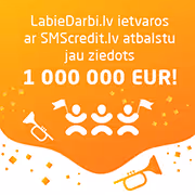 SMScredit.lv labdarības projektiem ziedojis jau 1 000 0000 eiro