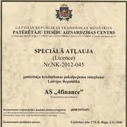 SMScredit.lv pagarina speciālo licenci patērētāju kreditēšanas pakalpojumu sniegšanai