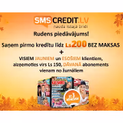 SMScredit.lv rudens piedāvājums!